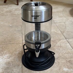 Golda Inc Stainless Steel Beverage Dispenser & hot water kettle